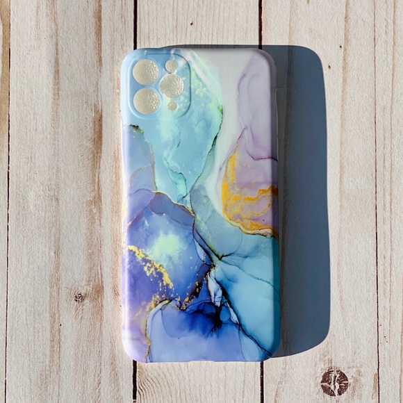 🔥3/$25🔥Water Color Marble IPhone 11 Pro Max Case - Picture 4 of 5